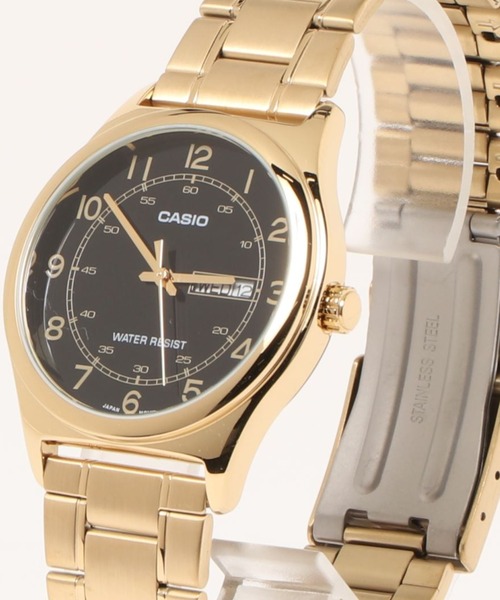 CASIO カシオ/ アナログクオーツ メタルベルト 日常生活防水 MTP-V006G-1B MTP-V006G-7B（アナログ腕時計）｜CASIO（カシオ）