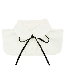 WEGO | WEGO/リボン付きフリル付け襟(マフラー)