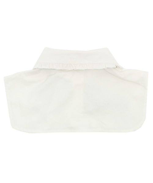 WEGO（ウィゴー）の「WEGO/リボン付きフリル付け襟（マフラー・レディース・ホワイト・FREE）」の4枚目の写真