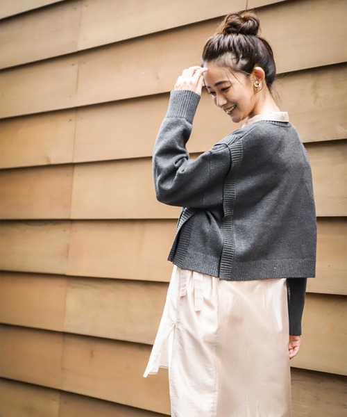 サイドスリットショートニット ニット セーター N N Natural Beauty Basic エヌエヌナチュラルビューティーベーシック のファッション通販 Zozotown