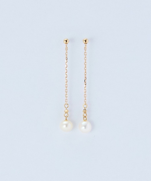 Phoebe(フィービィー)の「【K10】チェーンパールピアス/BOX付き(ピアス(両耳用)・レディース・その他1/その他2・FREE)」の9枚目の写真