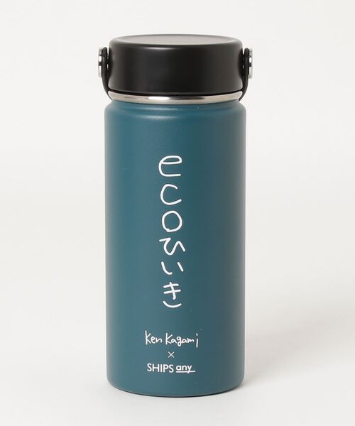 SHIPS any（シップス エニィ）の「SHIPS any×Hydro Flask: 別注 KenKagami ECOひいき エコデザイン ボトル（その他小物・メンズ・ブルー/ピンク系その他/グリーン/ホワイト/ライトブルー・ONE SIZE）」の3枚目の写真