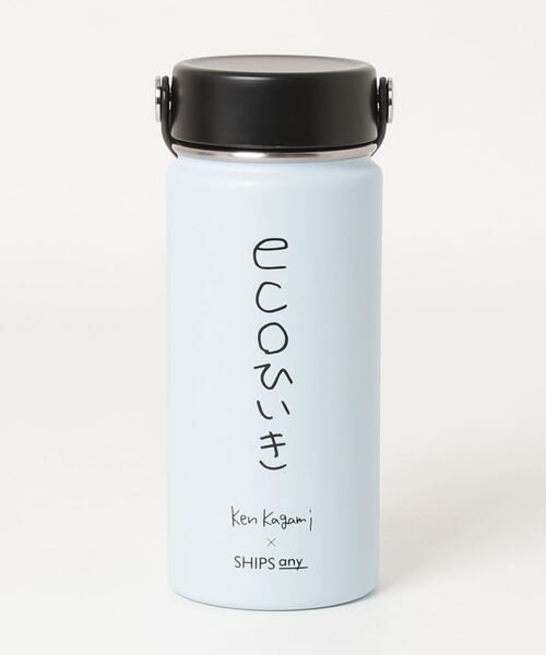 SHIPS any（シップス エニィ）の「SHIPS any×Hydro Flask: 別注 KenKagami ECOひいき エコデザイン ボトル（その他小物・メンズ・ブルー/ピンク系その他/グリーン/ホワイト/ライトブルー・ONE SIZE）」の4枚目の写真