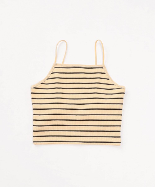 WHO'S WHO gallery（フーズフーギャラリー）の「リブキャミ（キャミソール・レディース・ブラック/グレー/オフホワイト/ベージュ系その他/サックスブルー/ホワイト/グレー系その他/ブラック系その他/グリーン/ブラウン・FREE）」の13枚目の写真