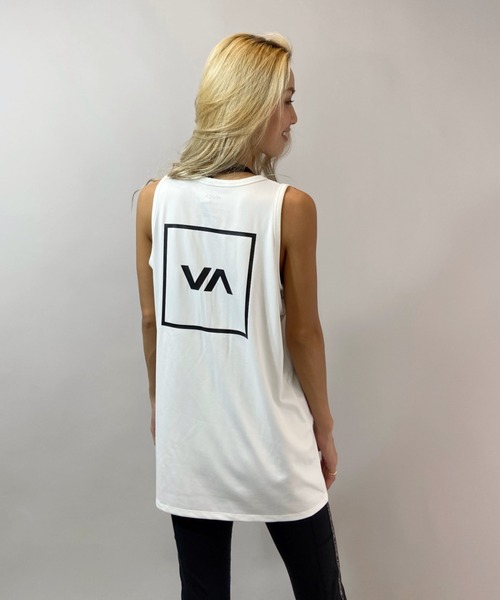 RVCA（ルーカ）の「RVCA/ルーカ  水陸両用ラッシュタンクトップ   BB043-812（タンクトップ・レディース・ホワイト/ブラック・M/S）」の9枚目の写真