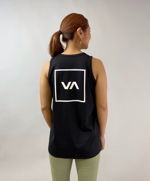 RVCA（ルーカ）の「RVCA/ルーカ  水陸両用ラッシュタンクトップ   BB043-812（タンクトップ・レディース・ホワイト/ブラック・M/S）」の6枚目の写真