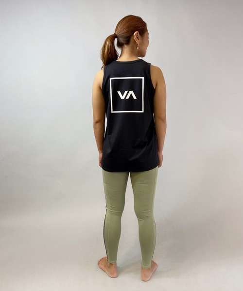 RVCA（ルーカ）の「RVCA/ルーカ  水陸両用ラッシュタンクトップ   BB043-812（タンクトップ・レディース・ホワイト/ブラック・M/S）」の4枚目の写真