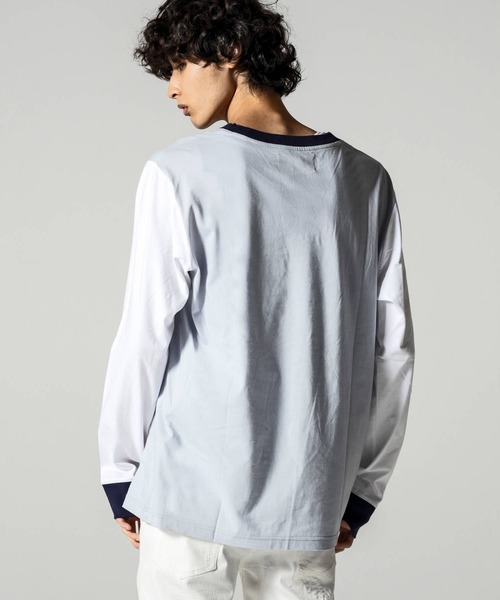 VIKTOR&ROLF（ヴィクター&ロルフ）の「VIKTOR&ROLF(ヴィクター＆ロルフ) 7 ロングTシャツ（Tシャツ/カットソー・メンズ・イエロー/ライトブルー・L/S/M/XL）」の10枚目の写真