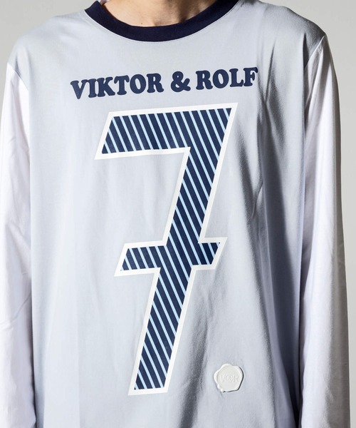 VIKTOR&ROLF（ヴィクター&ロルフ）の「VIKTOR&ROLF(ヴィクター＆ロルフ) 7 ロングTシャツ（Tシャツ/カットソー・メンズ・イエロー/ライトブルー・L/S/M/XL）」の15枚目の写真