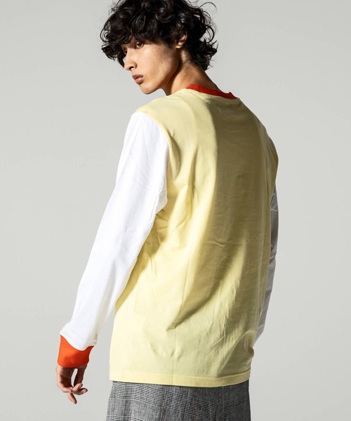 VIKTOR&ROLF（ヴィクター&ロルフ）の「VIKTOR&ROLF(ヴィクター＆ロルフ) 7 ロングTシャツ（Tシャツ/カットソー・メンズ・イエロー/ライトブルー・L/S/M/XL）」の16枚目の写真