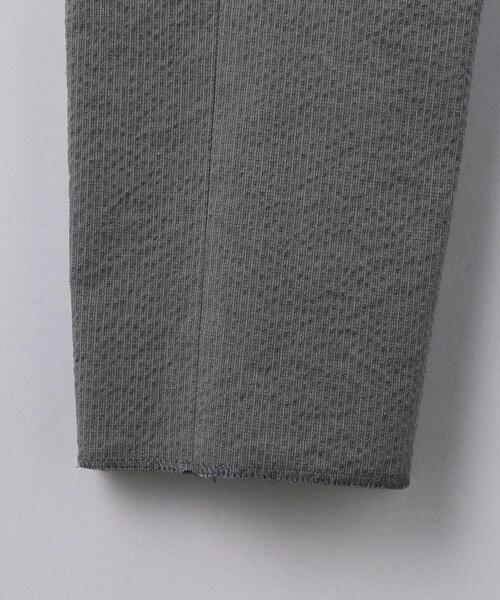 ＜CARUSO（カルーゾ）＞ シアサッカー 1プリーツ パンツ