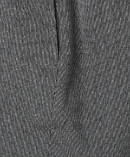 ＜CARUSO（カルーゾ）＞ シアサッカー 1プリーツ パンツ