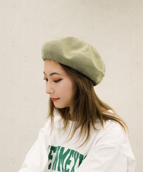 Per sist ence（パーシエンス）の「Per sist ence/パーシエンス　シンプルカラーサーモベレー（ハンチング/ベレー帽・レディース・アイボリー/ブラウン/ベージュ/ブラック/カーキ/グレイッシュベージュ/ブルー・FREE）」の6枚目の写真