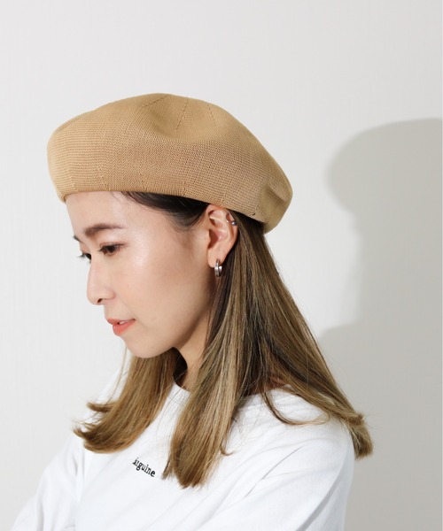 Per sist ence（パーシエンス）の「Per sist ence/パーシエンス　シンプルカラーサーモベレー（ハンチング/ベレー帽・レディース・アイボリー/ブラウン/ベージュ/ブラック/カーキ/グレイッシュベージュ/ブルー・FREE）」の5枚目の写真