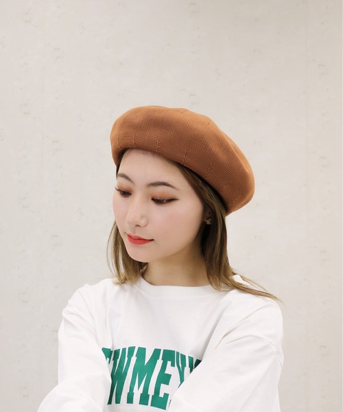 Per sist ence（パーシエンス）の「Per sist ence/パーシエンス　シンプルカラーサーモベレー（ハンチング/ベレー帽・レディース・アイボリー/ブラウン/ベージュ/ブラック/カーキ/グレイッシュベージュ/ブルー・FREE）」の17枚目の写真