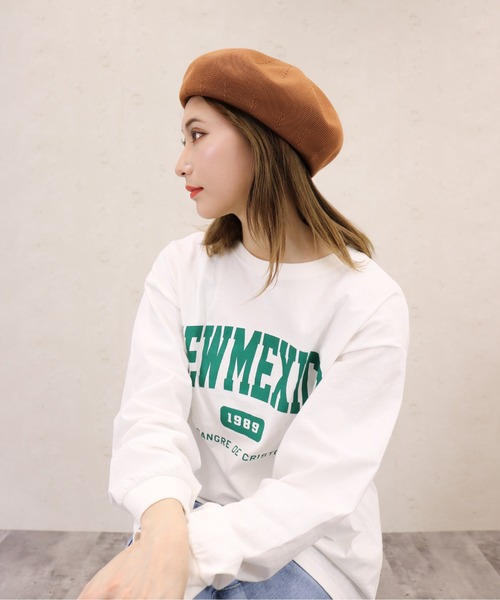 Per sist ence（パーシエンス）の「Per sist ence/パーシエンス　シンプルカラーサーモベレー（ハンチング/ベレー帽・レディース・アイボリー/ブラウン/ベージュ/ブラック/カーキ/グレイッシュベージュ/ブルー・FREE）」の19枚目の写真