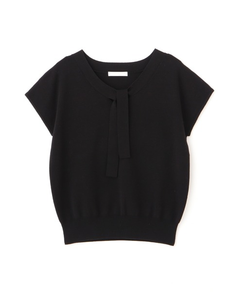 PROPORTION BODY DRESSING（プロポーションボディドレッシング）の「フレンチスリーブボウタイニット / 1211170410（ニット/セーター・レディース・ブラック/グレー・MEDIUM/SMALL）」の16枚目の写真