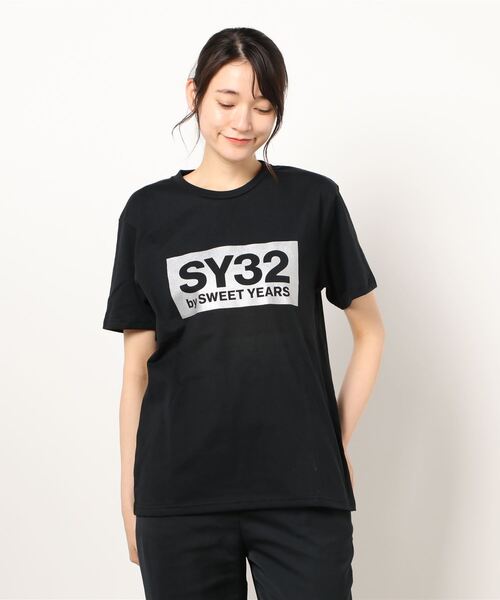 SY32 バックロゴ Tシャツ スポーツウェア 新品未使用　サイズL SY32 by SWEET YEARS（エスワイサーティトゥバイスィート