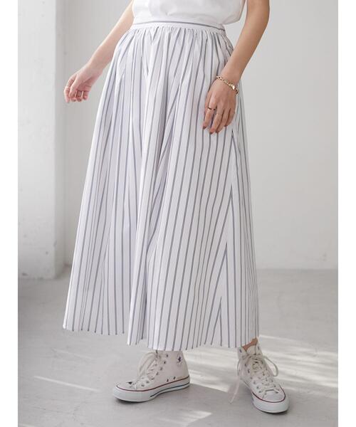 CRAFT STANDARD BOUTIQUE(クラフトスタンダードブティック)の「綿ブロードギャザースカート② *◇(スカート・レディース・ブルー系その他4/ライトグレー・MEDIUM/LARGE)」の8枚目の写真