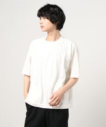 Vincent et Mireille | 【VINCENT ET MIREILLE ヴァンソン エ ミレイユ】ユニセックス ラウンドバックショートスリーブＴシャツ(Tシャツ/カットソー)