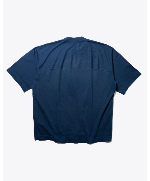 Vincent et Mireille（バンソンエミレイユ）の「【VINCENT ET MIREILLE ヴァンソン エ ミレイユ】ユニセックス ラウンドバックショートスリーブＴシャツ（Tシャツ/カットソー・メンズ・ネイビー/オフホワイト/ライトグリーン/ダークグレー/グレイッシュベージュ・40/38/42/36）」の8枚目の写真