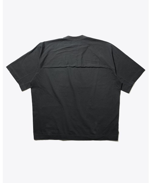 Vincent et Mireille（バンソンエミレイユ）の「【VINCENT ET MIREILLE ヴァンソン エ ミレイユ】ユニセックス ラウンドバックショートスリーブＴシャツ（Tシャツ/カットソー・メンズ・ネイビー/オフホワイト/ライトグリーン/ダークグレー/グレイッシュベージュ・40/38/42/36）」の7枚目の写真