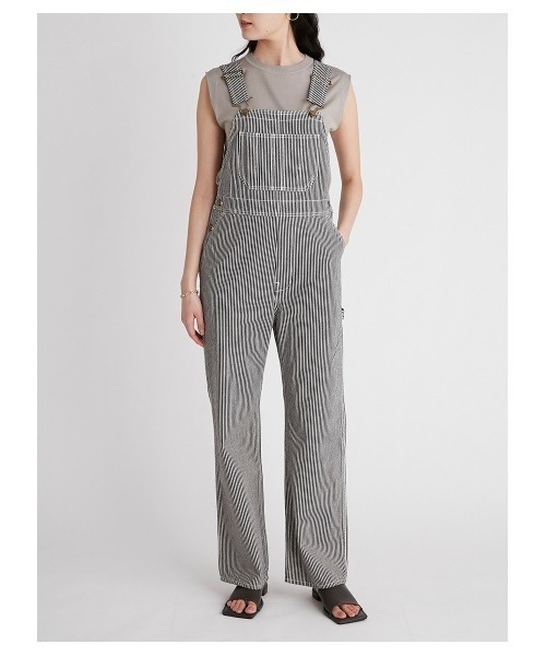 Mila Owen（ミラオーウェン）の「オーバーオール（サロペット/オーバーオール・レディース・ストライプ/ブルー/アイボリー・0/1）」の9枚目の写真