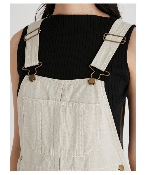 Mila Owen（ミラオーウェン）の「オーバーオール（サロペット/オーバーオール・レディース・ストライプ/ブルー/アイボリー・0/1）」の13枚目の写真