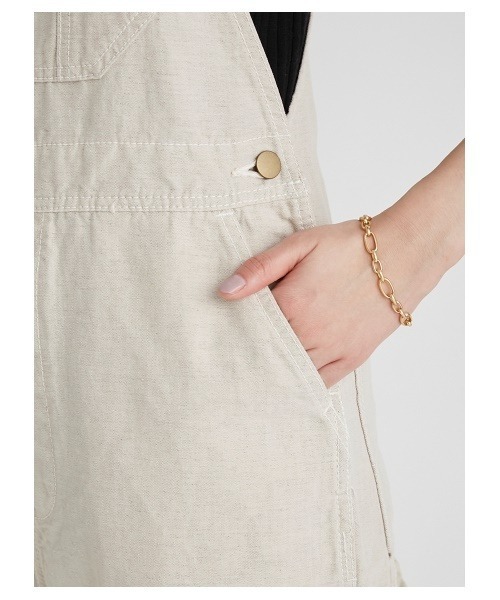 Mila Owen（ミラオーウェン）の「オーバーオール（サロペット/オーバーオール・レディース・ストライプ/ブルー/アイボリー・0/1）」の15枚目の写真