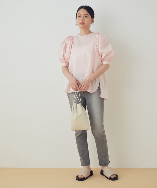 ADAM ET ROPE'（アダムエロペ）の「パフィスライダーサンダル（サンダル・レディース・オフホワイト/キャメル・23.5cm/24.5cm/23.0cm/24.0cm）」の10枚目の写真