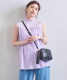 UNITED ARROWS | UWFM バックリボン フリル ノースリーブ ブラウス(シャツ/ブラウス)