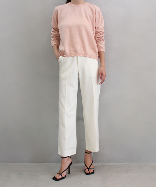 MODE ROBE(モードローブ)の「シンプルカラーニット(ニット/セーター・レディース・ピンク/ブルー/アイボリー・FREE)」の15枚目の写真