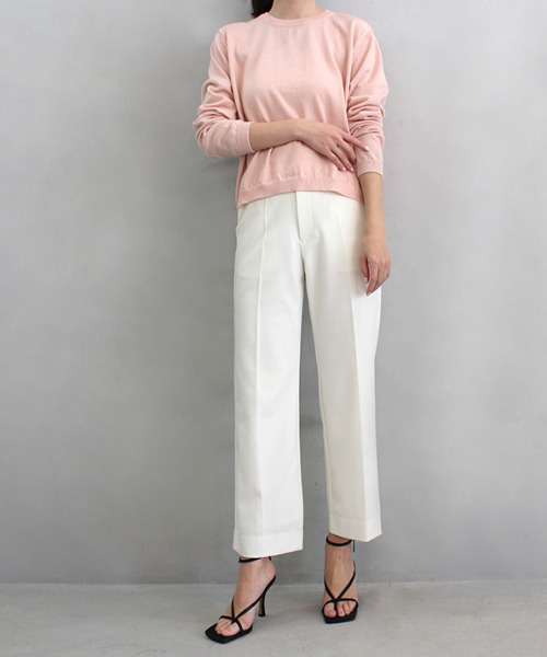 MODE ROBE(モードローブ)の「シンプルカラーニット(ニット/セーター・レディース・ピンク/ブルー/アイボリー・FREE)」の12枚目の写真