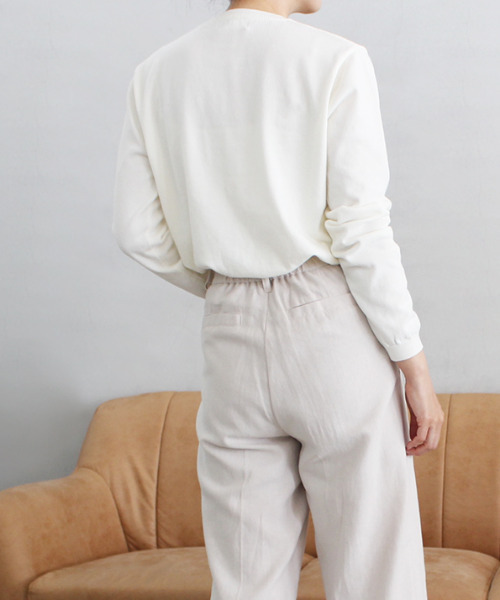 MODE ROBE(モードローブ)の「シンプルカラーニット(ニット/セーター・レディース・ピンク/ブルー/アイボリー・FREE)」の16枚目の写真