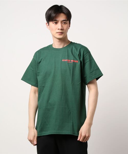 KNOW WAVE(ノウ ウェイブ)の「【KNOW WAVE / ノウ ウェーブ】BUILDING BLOCKS TEE/バックプリントTシャツ(Tシャツ/カットソー・メンズ・ホワイト/グリーン・MEDIUM/LARGE)」の13枚目の写真