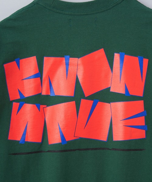 KNOW WAVE(ノウ ウェイブ)の「【KNOW WAVE / ノウ ウェーブ】BUILDING BLOCKS TEE/バックプリントTシャツ(Tシャツ/カットソー・メンズ・ホワイト/グリーン・MEDIUM/LARGE)」の8枚目の写真