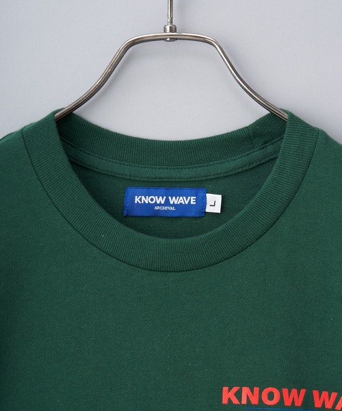 KNOW WAVE(ノウ ウェイブ)の「【KNOW WAVE / ノウ ウェーブ】BUILDING BLOCKS TEE/バックプリントTシャツ(Tシャツ/カットソー・メンズ・ホワイト/グリーン・MEDIUM/LARGE)」の9枚目の写真