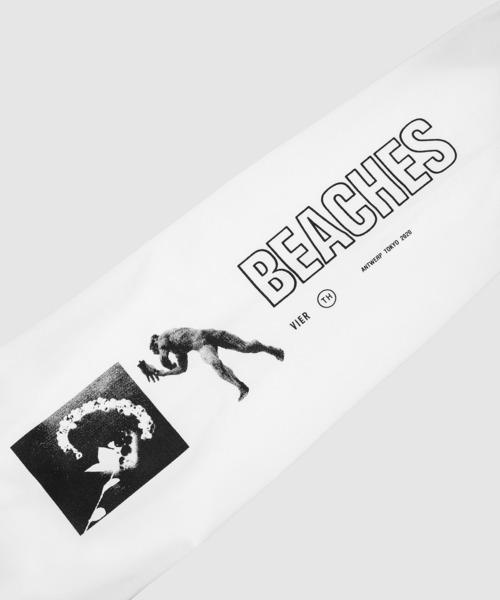 th products（ティーエイチプロダクト）の「VIER L/S T-Shirts（Tシャツ/カットソー・メンズ・ホワイト/ブラック・46/48）」の4枚目の写真