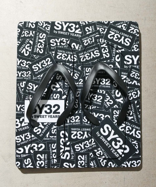 SY32 by SWEET YEARS(エスワイサーティトゥバイスィートイヤーズ)の「【SY32 by SWEET YEARS】BEACH SANDALS(サンダル・メンズ・ホワイト/ブラック・25/27)」の5枚目の写真