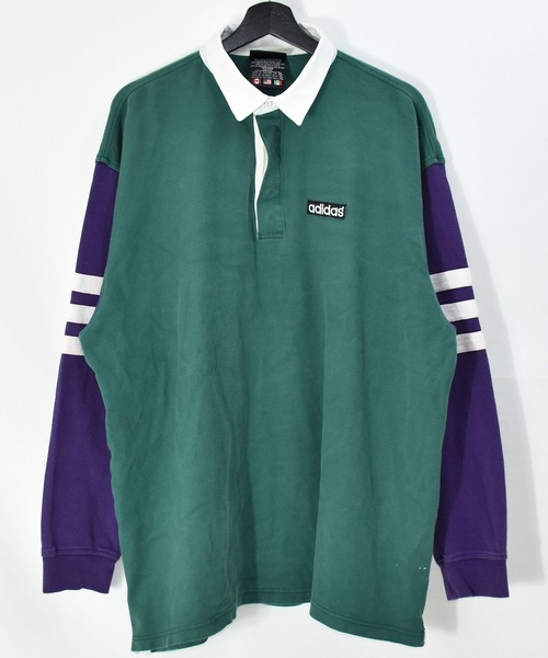 【ヴィンテージ古着】adidas/アディダス 長袖 ポロシャツ