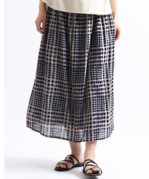 ∴ 【 LITTLE MARKET / リトルマーケット 】ゆがみチェックスカート FRH