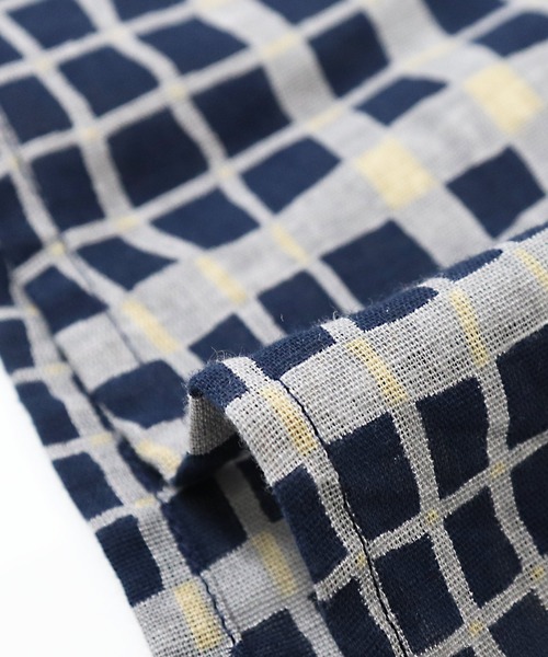 salle de bal（サルデバル）の「∴ 【 LITTLE MARKET / リトルマーケット 】ゆがみチェックスカート　FRH（スカート・レディース・ネイビー/オレンジ・FREE）」の13枚目の写真