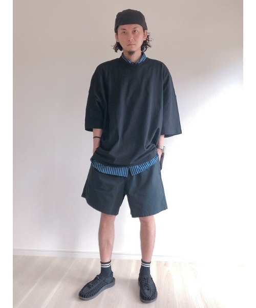 GAP(ギャップ)の「カジュアル ソリッドカラー コットンショートパンツ(その他パンツ・メンズ・ブラック/ベージュ/ネイビー・S/M/XS/XL/L)」の8枚目の写真