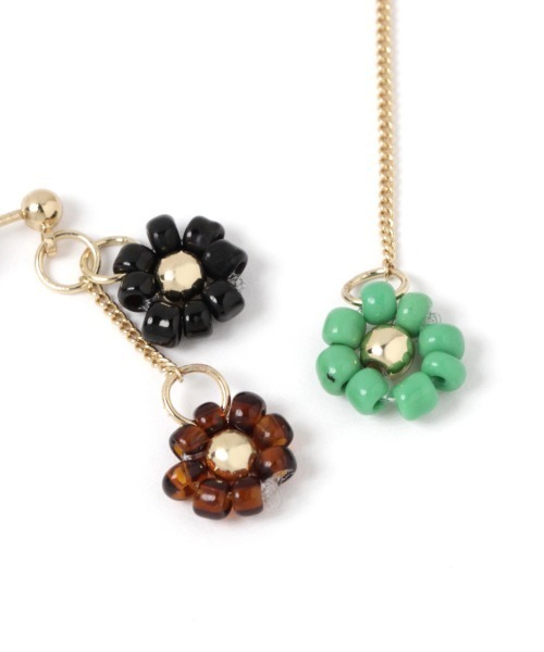 Me%(ミィパーセント)の「ビーズレイヤードピアス(ピアス(両耳用)・レディース・サックスブルー/ホワイト/その他/ライトピンク・FREE)」の17枚目の写真