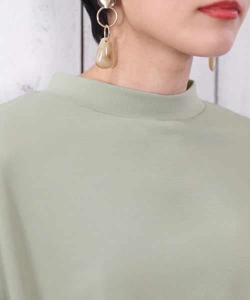 LOUISE ODIER(ルイーズオディール)の「ポンチレイヤードプルオーバー(Tシャツ/カットソー・レディース・ミント/ブラック・MEDIUM)」の3枚目の写真