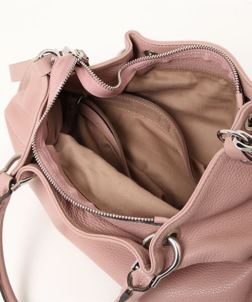 BEARDSLEY（ビアズリー）の「《GIANNI NATARO CAROL J》レザーバッグ（トートバッグ・レディース・カーキ/ピンク・FREE）」の6枚目の写真