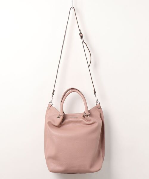 BEARDSLEY（ビアズリー）の「《GIANNI NATARO CAROL J》レザーバッグ（トートバッグ・レディース・カーキ/ピンク・FREE）」の2枚目の写真