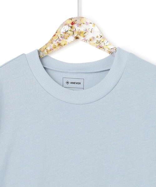 ANEVER(アンエバー)の「【SEDUM】洗える Tシャツ IN フラワーポーチ(Tシャツ/カットソー・レディース・ホワイト系・38)」の8枚目の写真