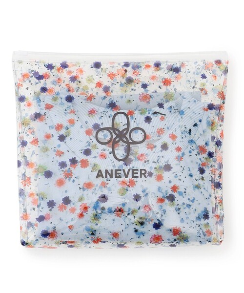 ANEVER(アンエバー)の「【SEDUM】洗える Tシャツ IN フラワーポーチ(Tシャツ/カットソー・レディース・ホワイト系・38)」の15枚目の写真