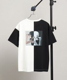 tk.TAKEO KIKUCHI | 凪 × tk.TAKEO KIKUCHI「口紅を塗る女の子」Tシャツ(Tシャツ/カットソー)